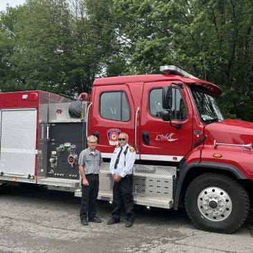 Un nouveau camion autopompe pour le service incendie
